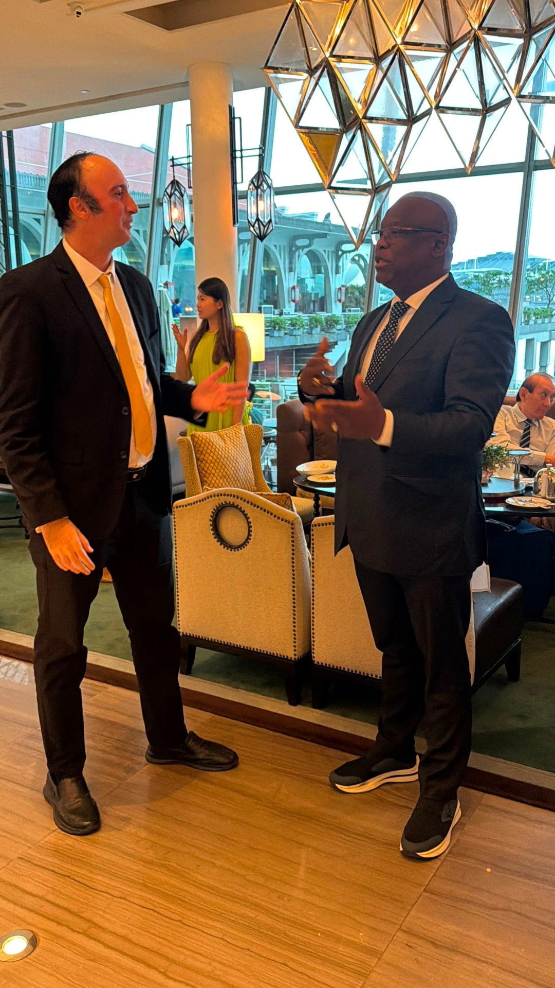 Rencontre d'affaires entre dirigeants africains et partenaires internationaux